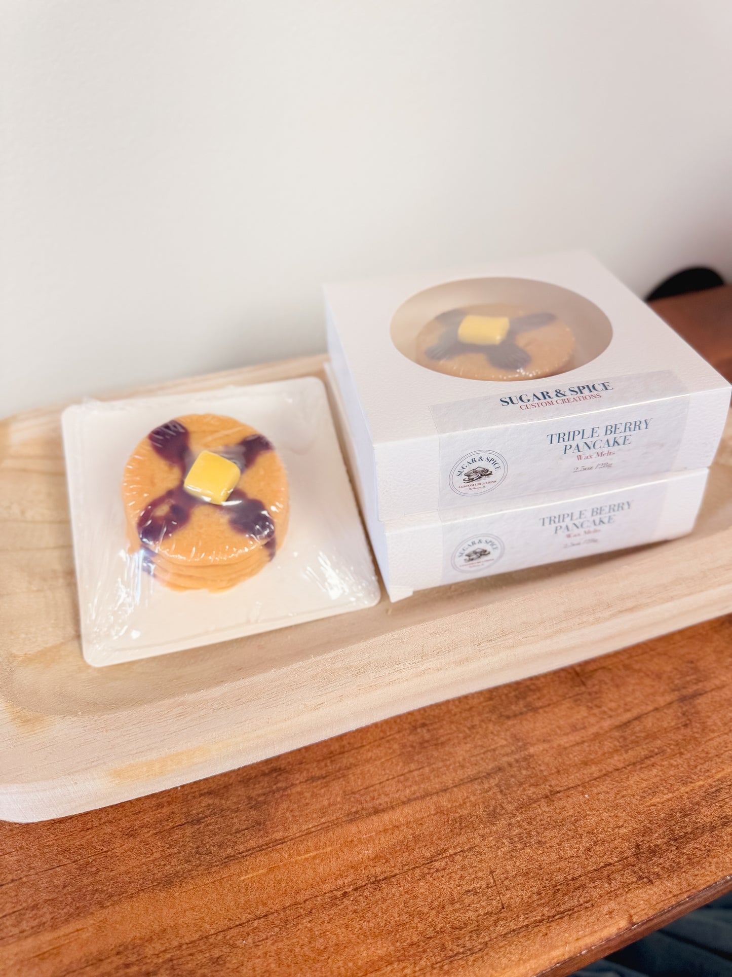 Triple Berry Pancake Wax Melts - Handmade Realistic Wax