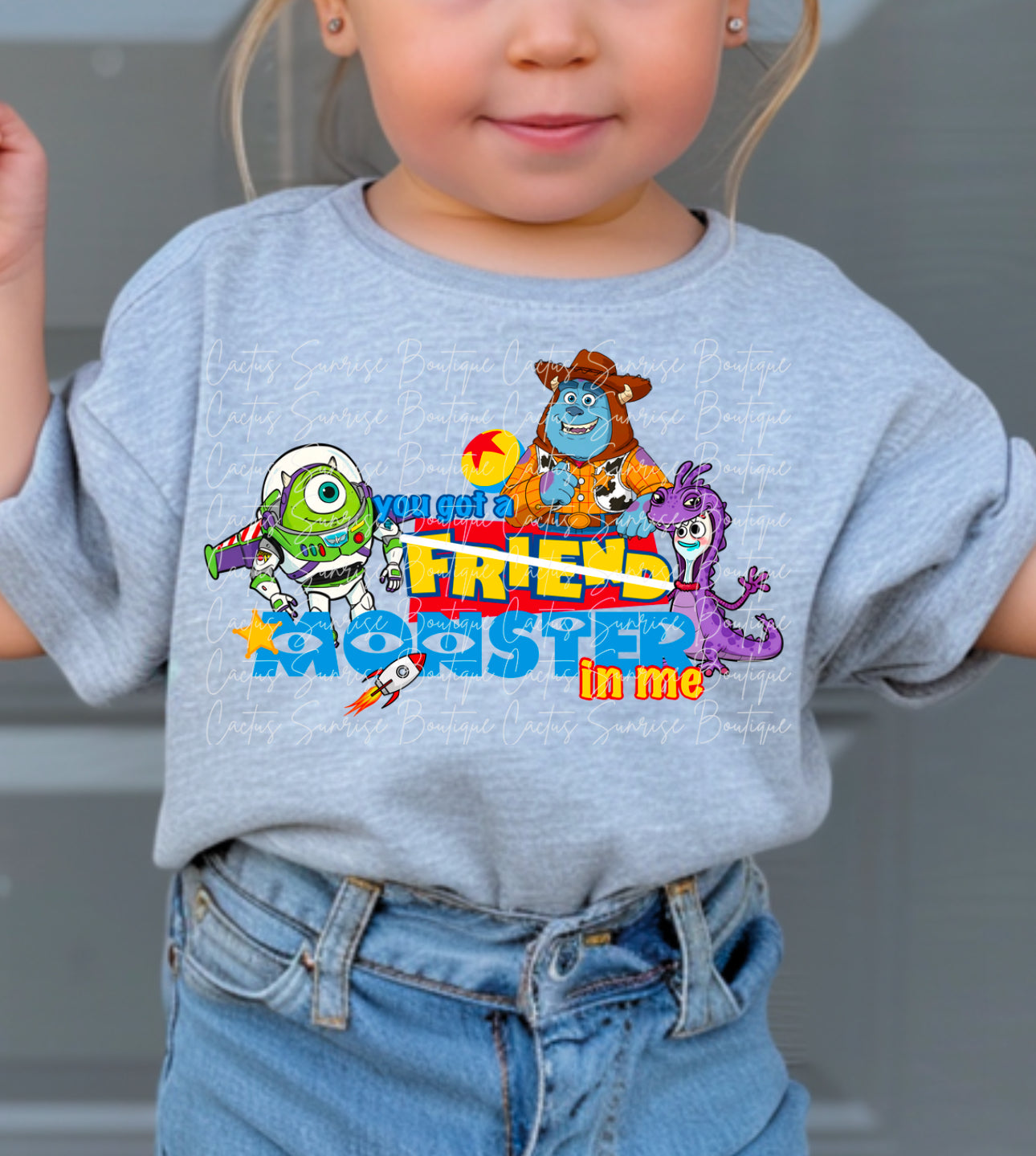 You got a monster in me (white outline) Youth/Toddler/Onesie Tee