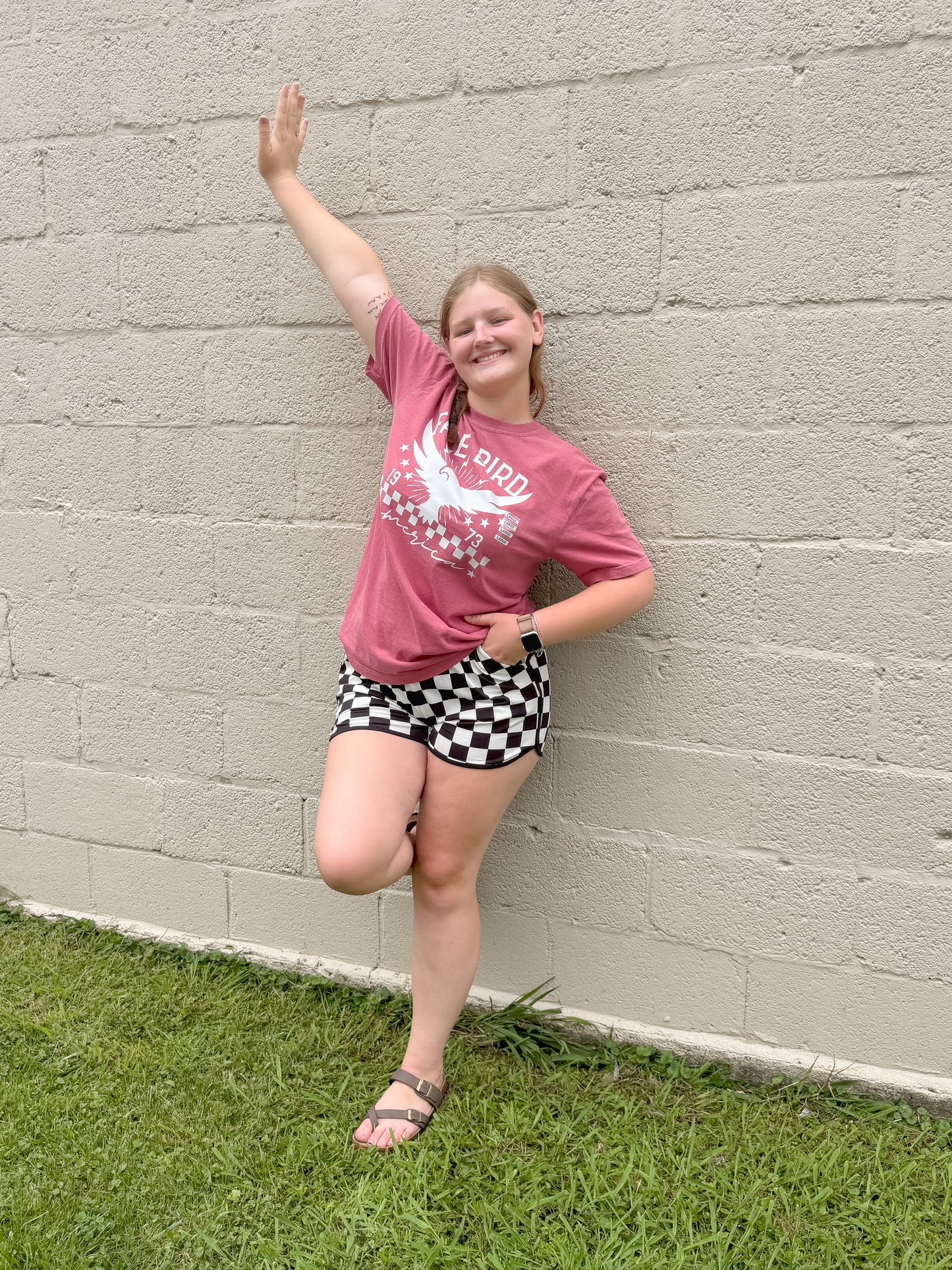PREORDER Checkered Casual Shorts
