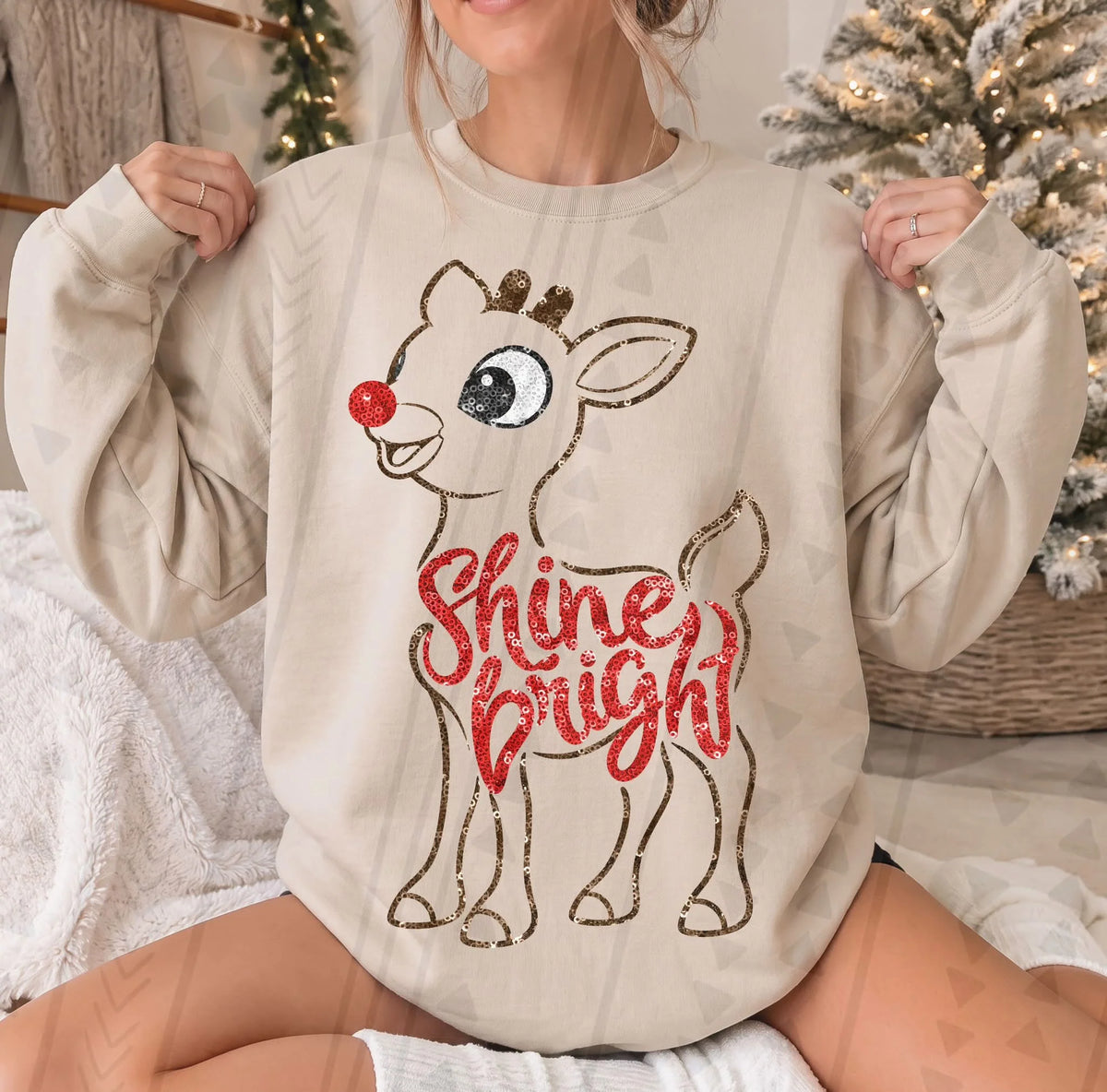 Shine Bright Faux Sequin