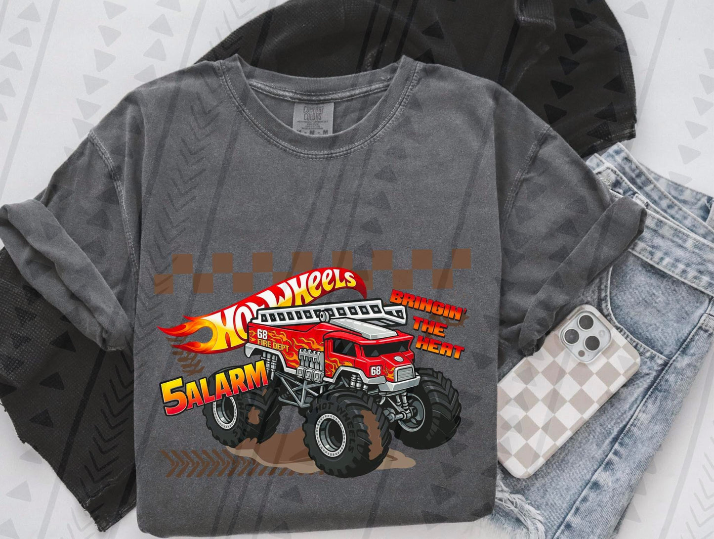 Hot Wheels MJ Youth/Toddler/Onesie Tee (you pick truck)