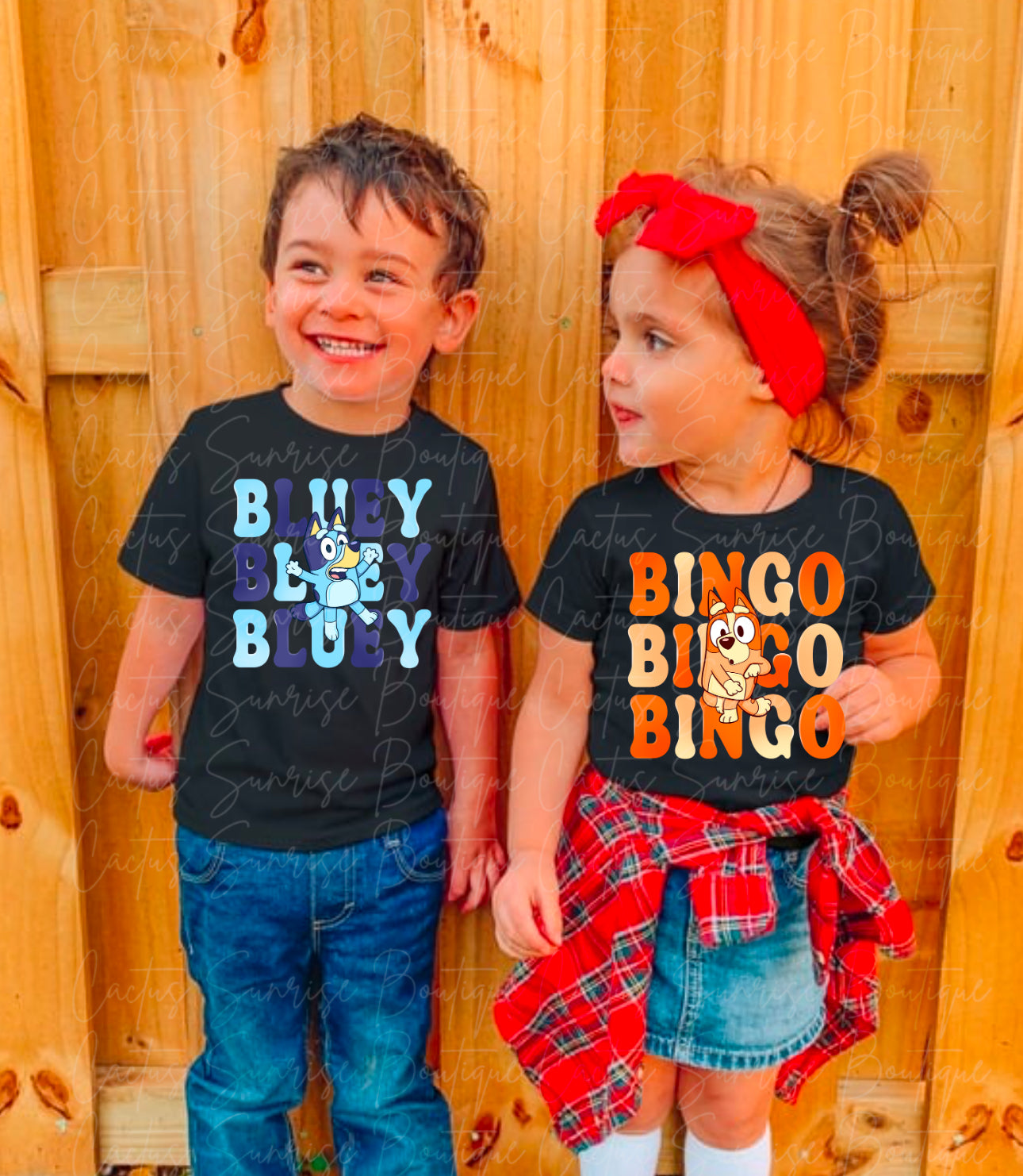 Stacked Characters (many options) Youth/Toddler/Onesie Tee