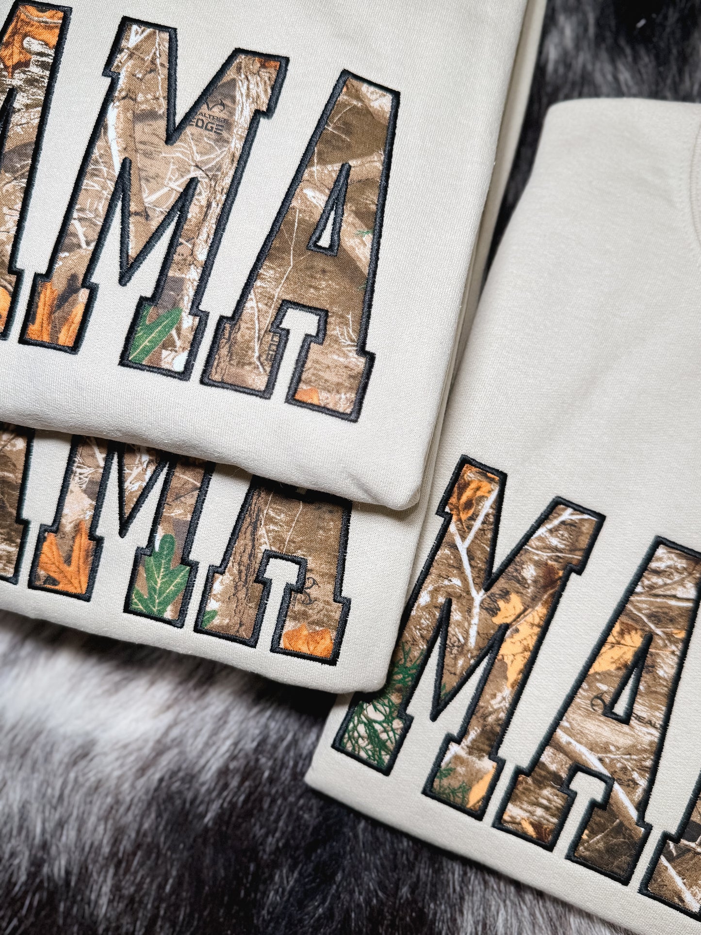 Camo Mama Embroidery Crewneck