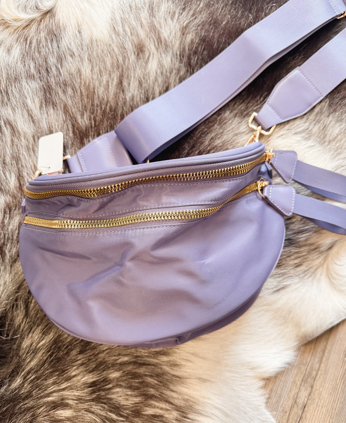 Nylon Double Zip Bum Bag #802