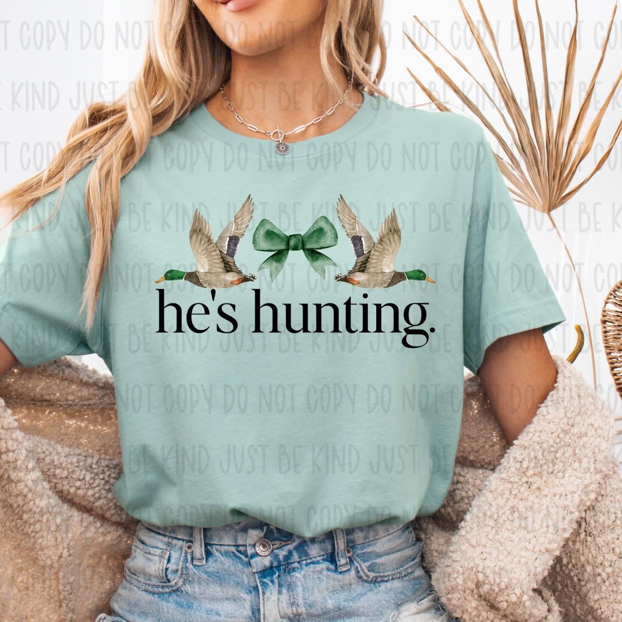 He’s Hunting Duck DTF Transfer