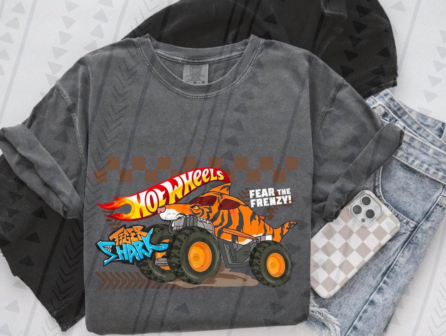 Hot Wheels MJ Youth/Toddler/Onesie Tee (you pick truck)