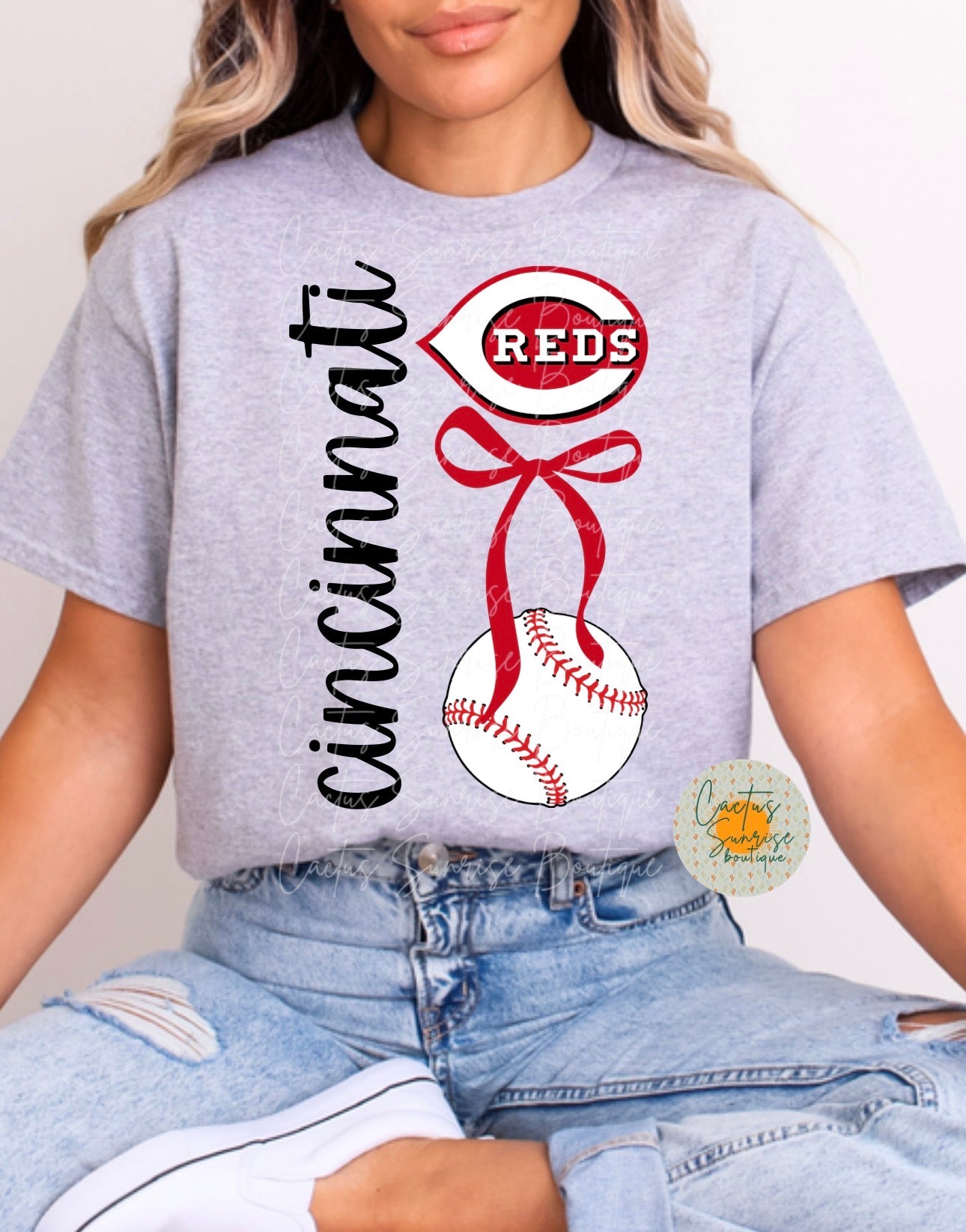 Cincinnati Baseball Bow