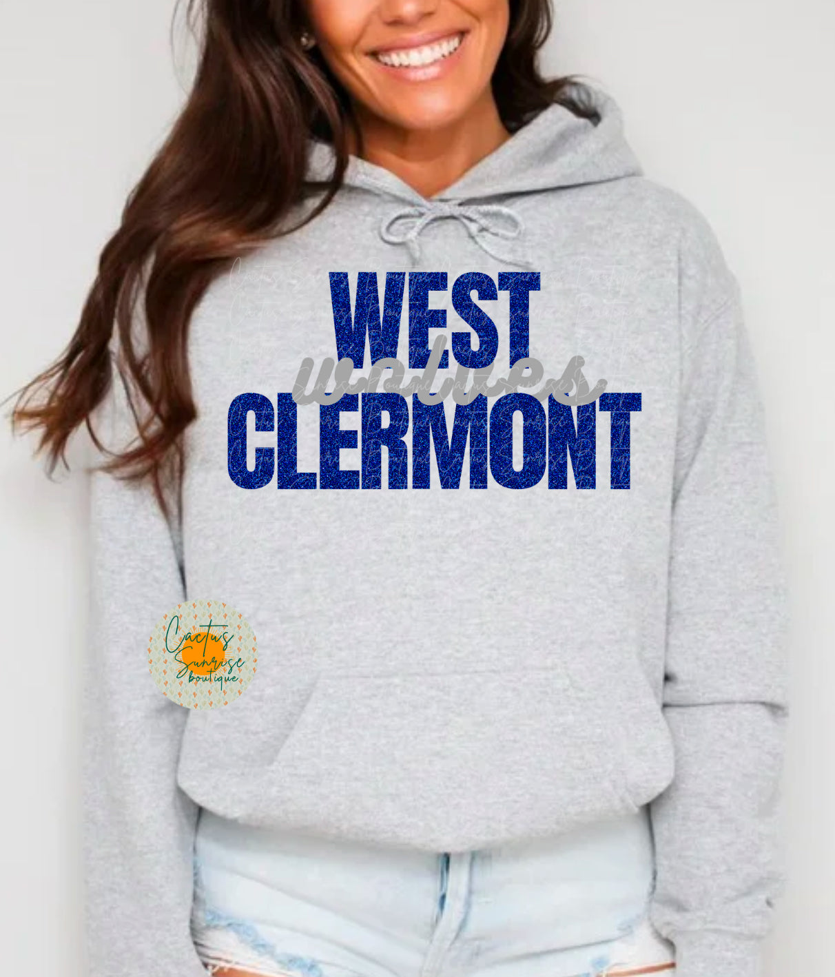 West Clermont Wolves Faux Glitter
