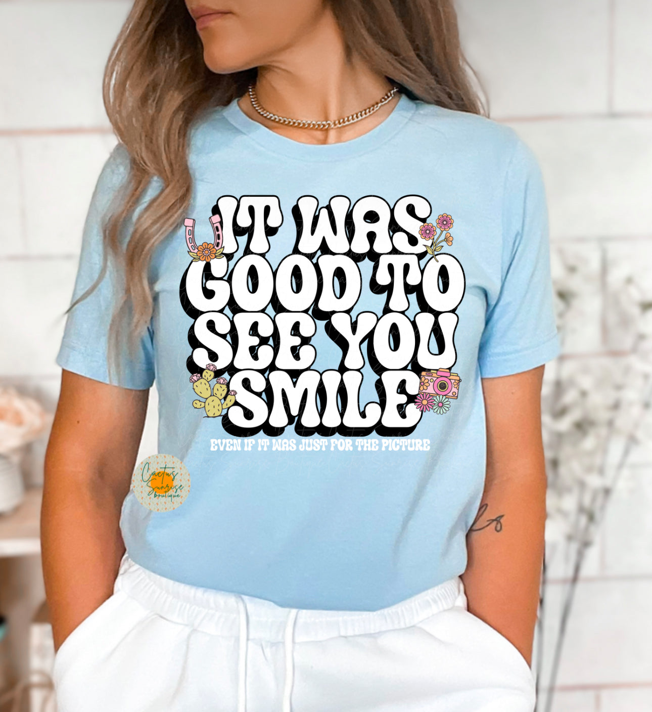 It was good to see you smile -MW