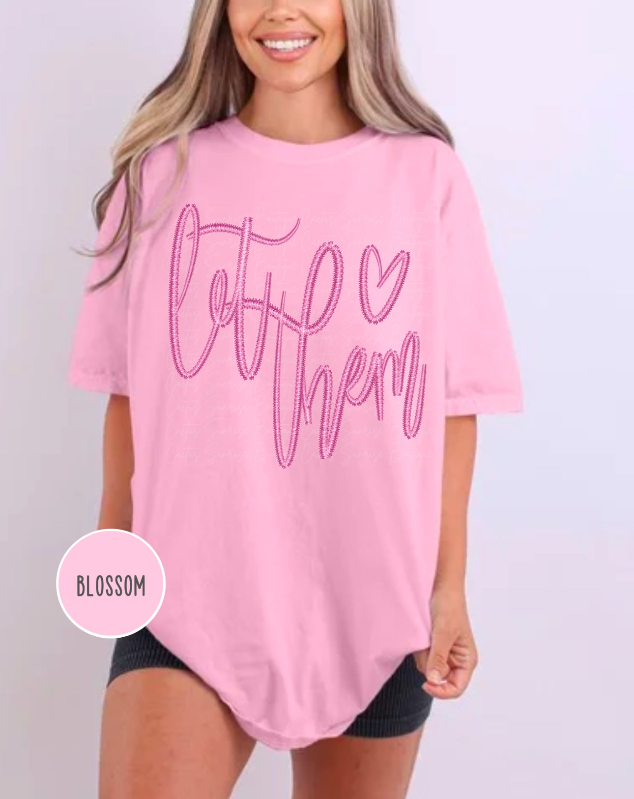 Let them - pink