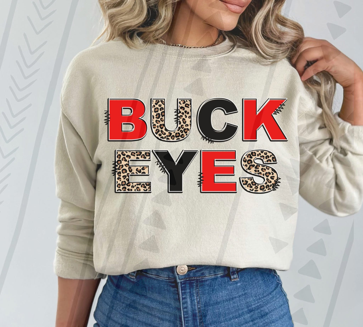 Buckeyes Cheetah DTF Transfer