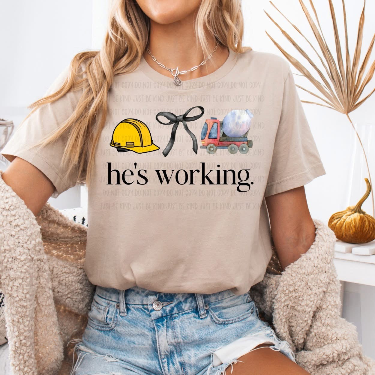 He’s working Concrete DTF Transfer