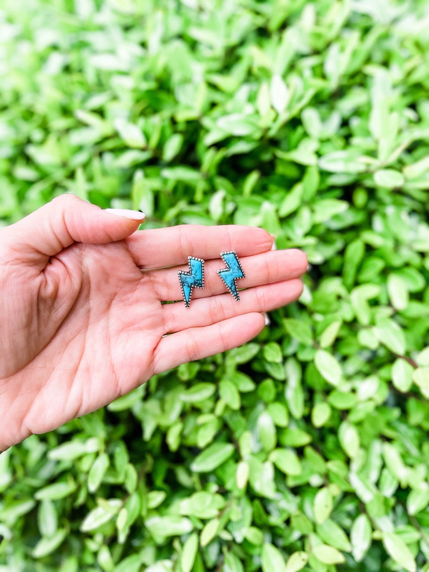 Western Lightning Bolt Thunder Earrings