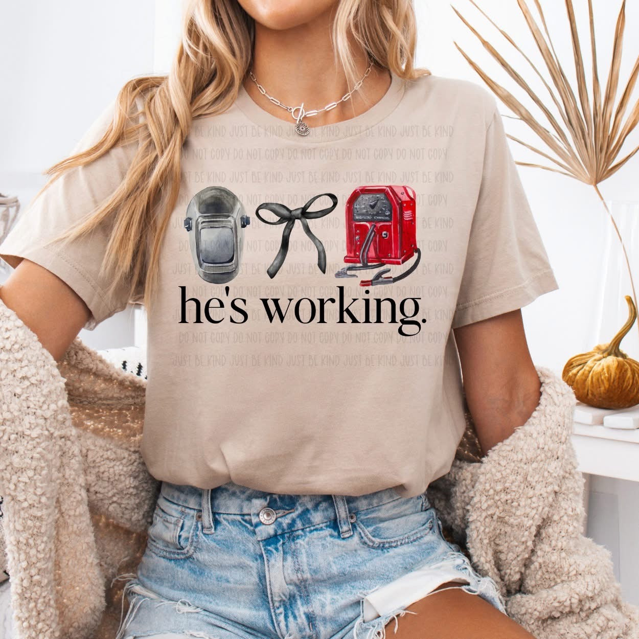 He’s working weld 1 DTF Transfer