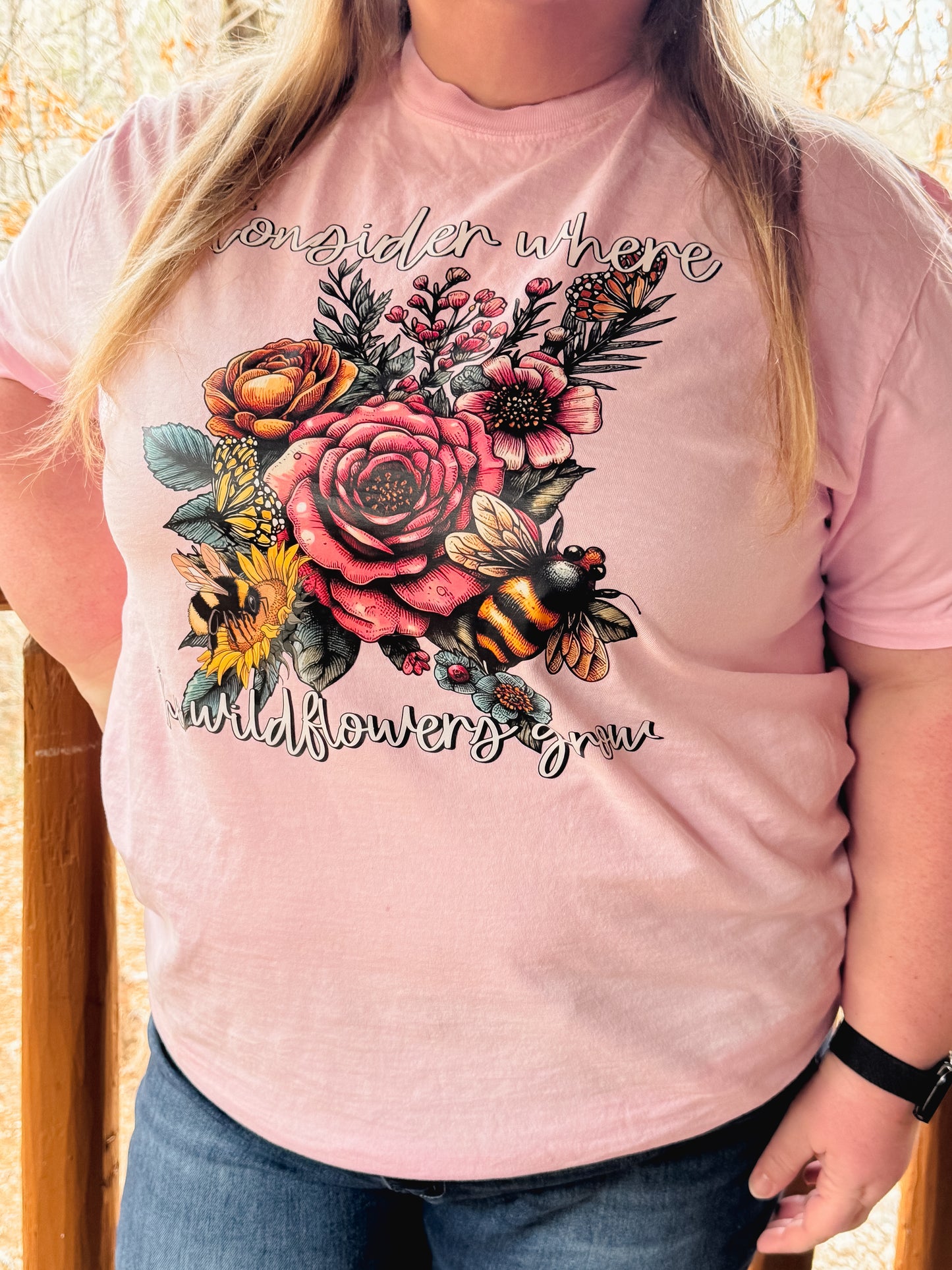 Consider where the wildflowers grow