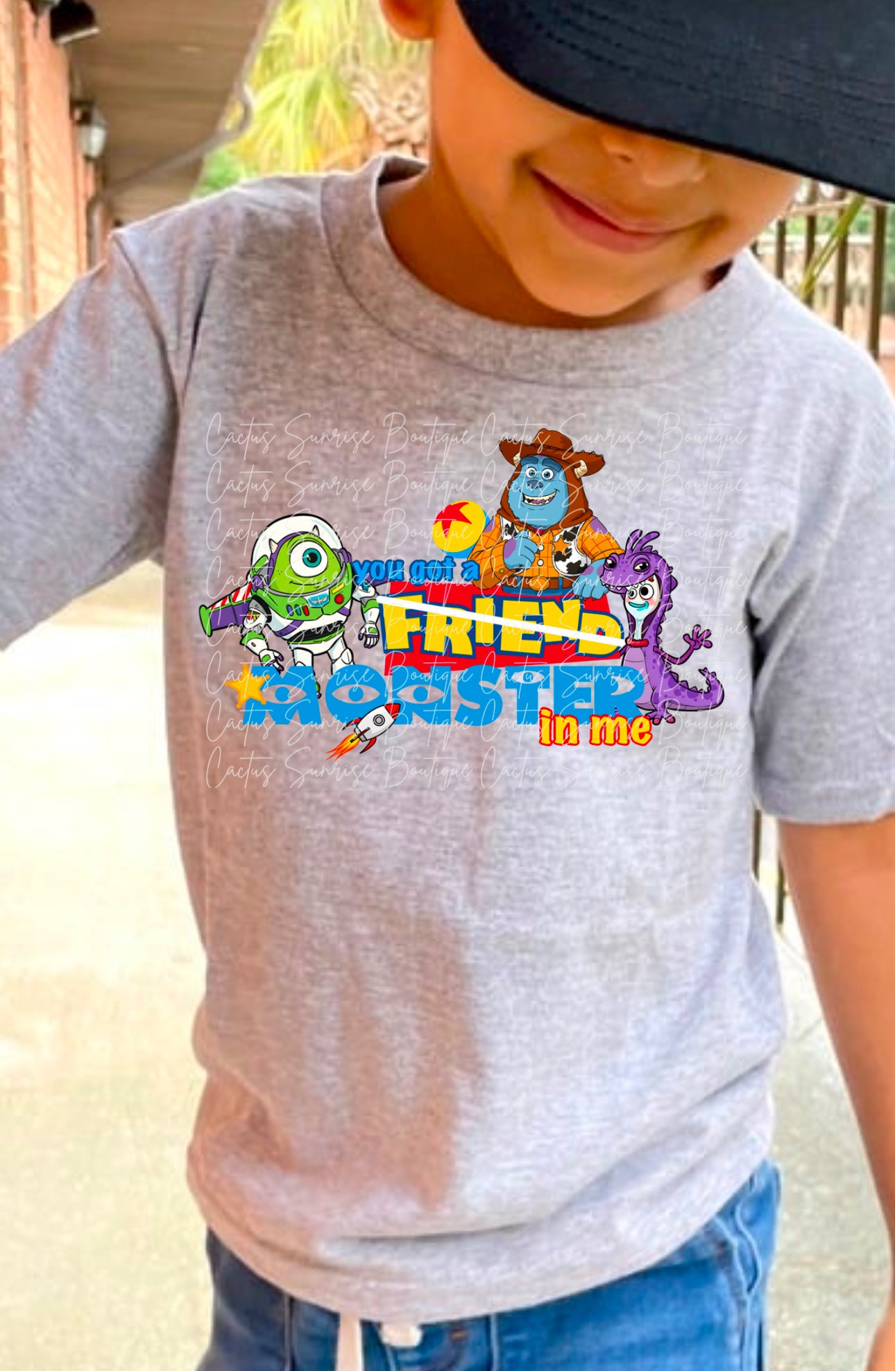You got a monster in me (white outline) Youth/Toddler/Onesie Tee