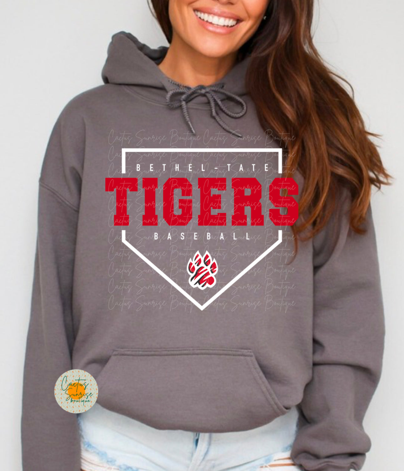 Bethel Tigers Baseball Swoosh