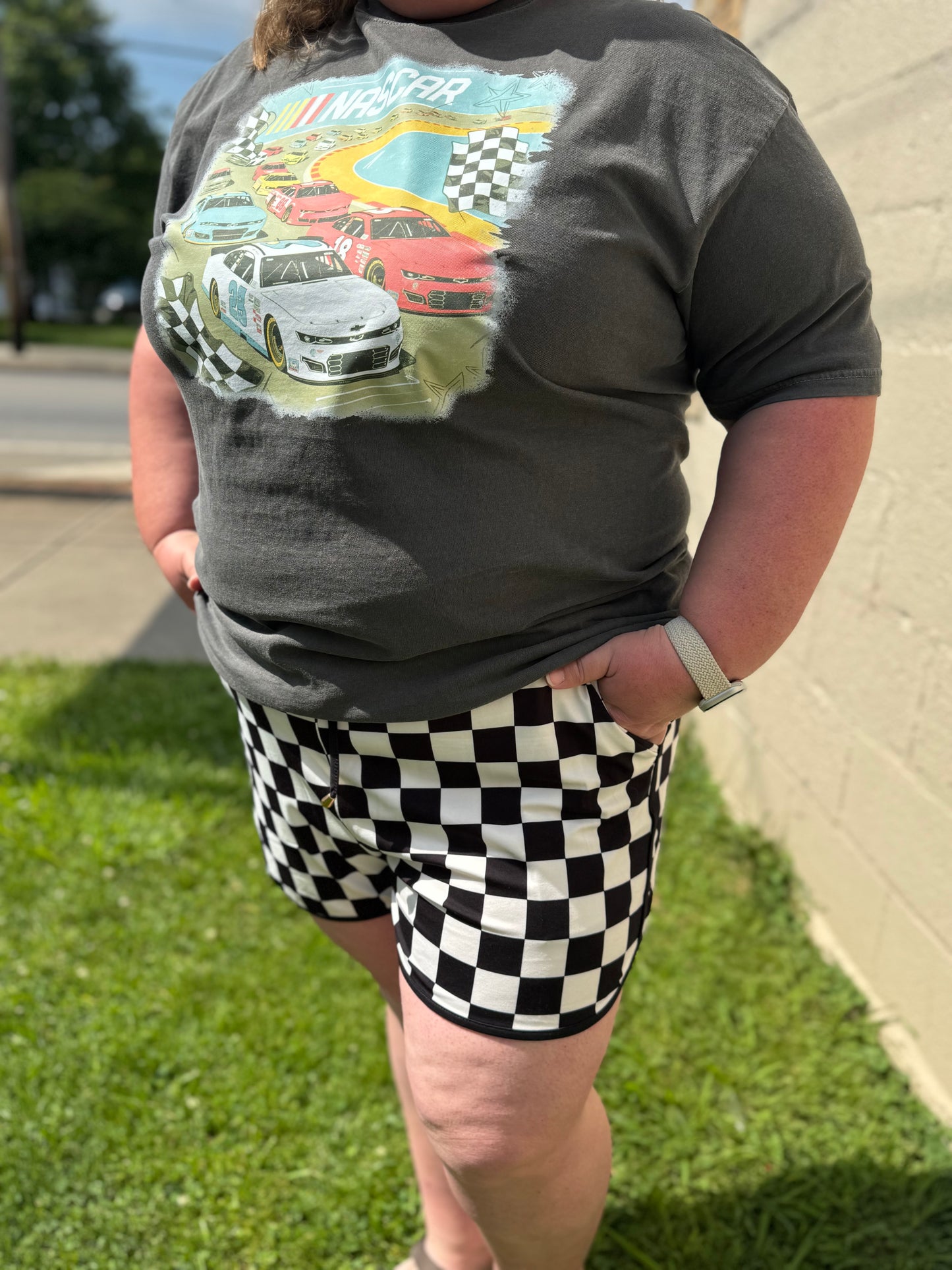 PREORDER Checkered Casual Shorts