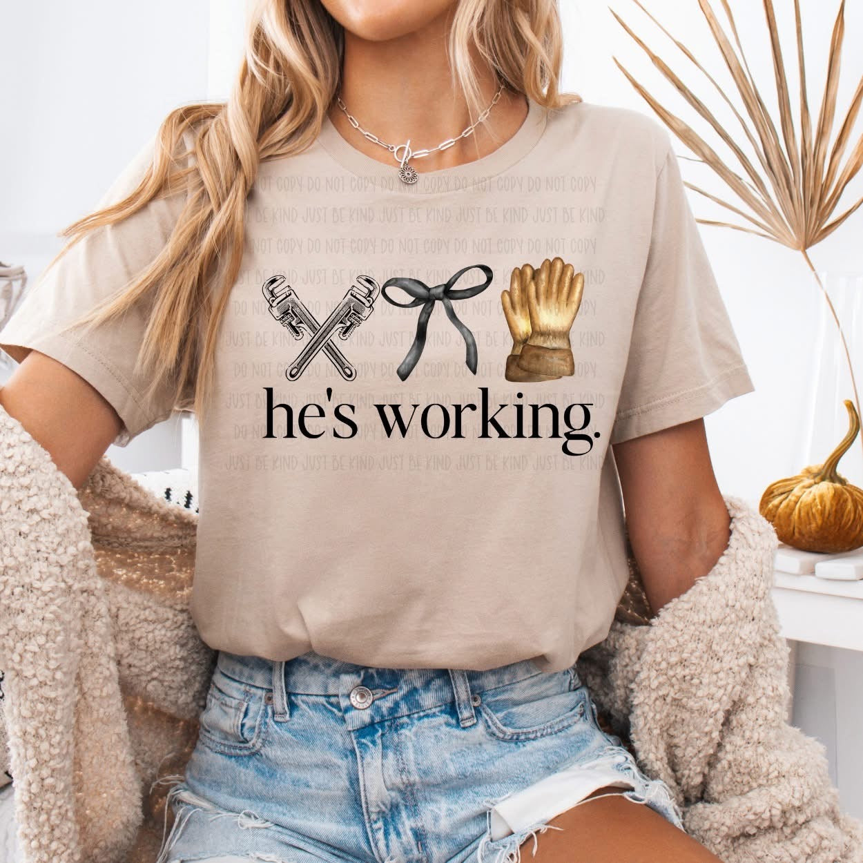 He’s working Pipefitter 2 DTF Transfer