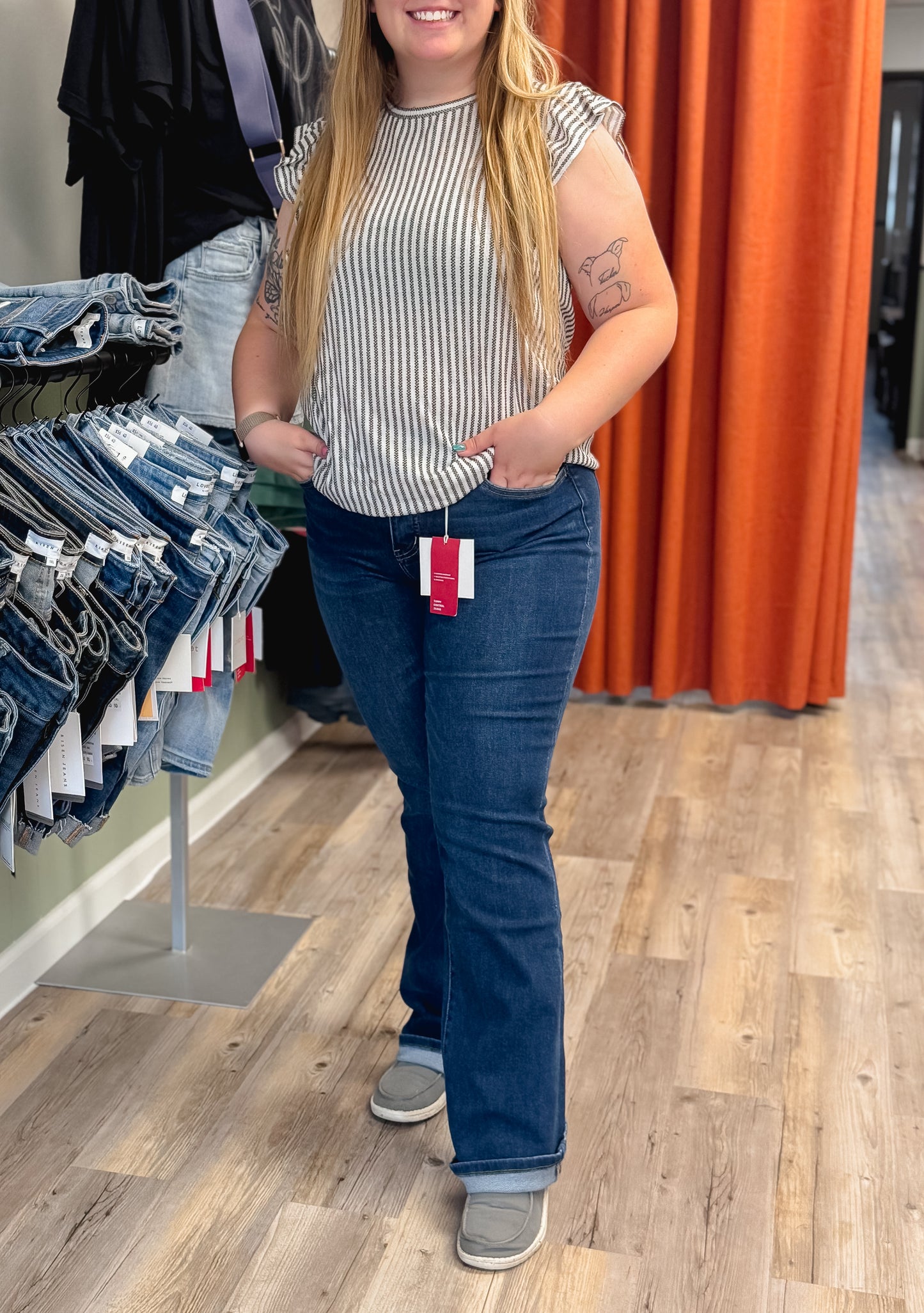 Rodeo Ready Bootcut Jeans - Tummy Control High Rise Full Length LV1599