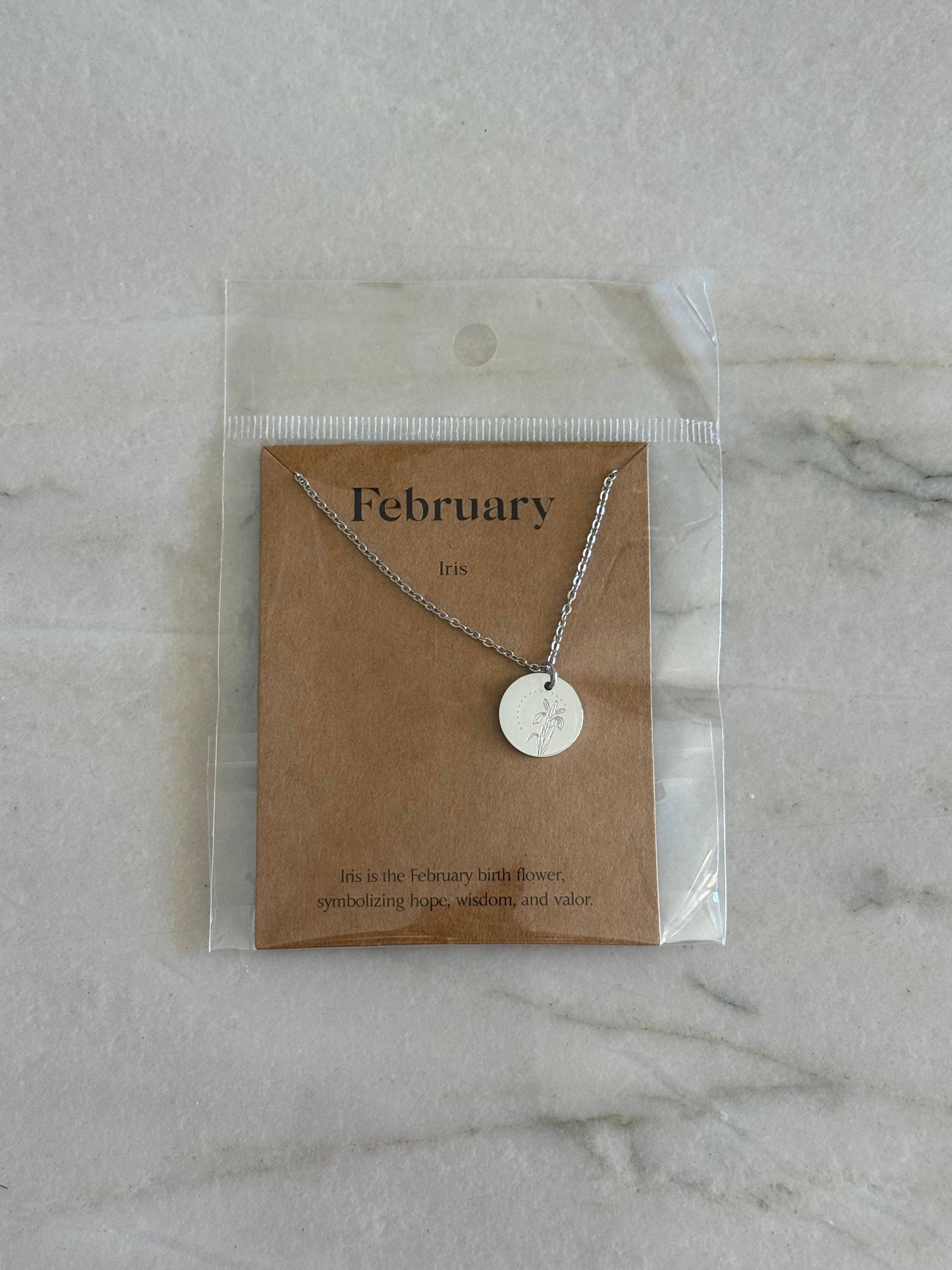 Birth Flower Necklace
