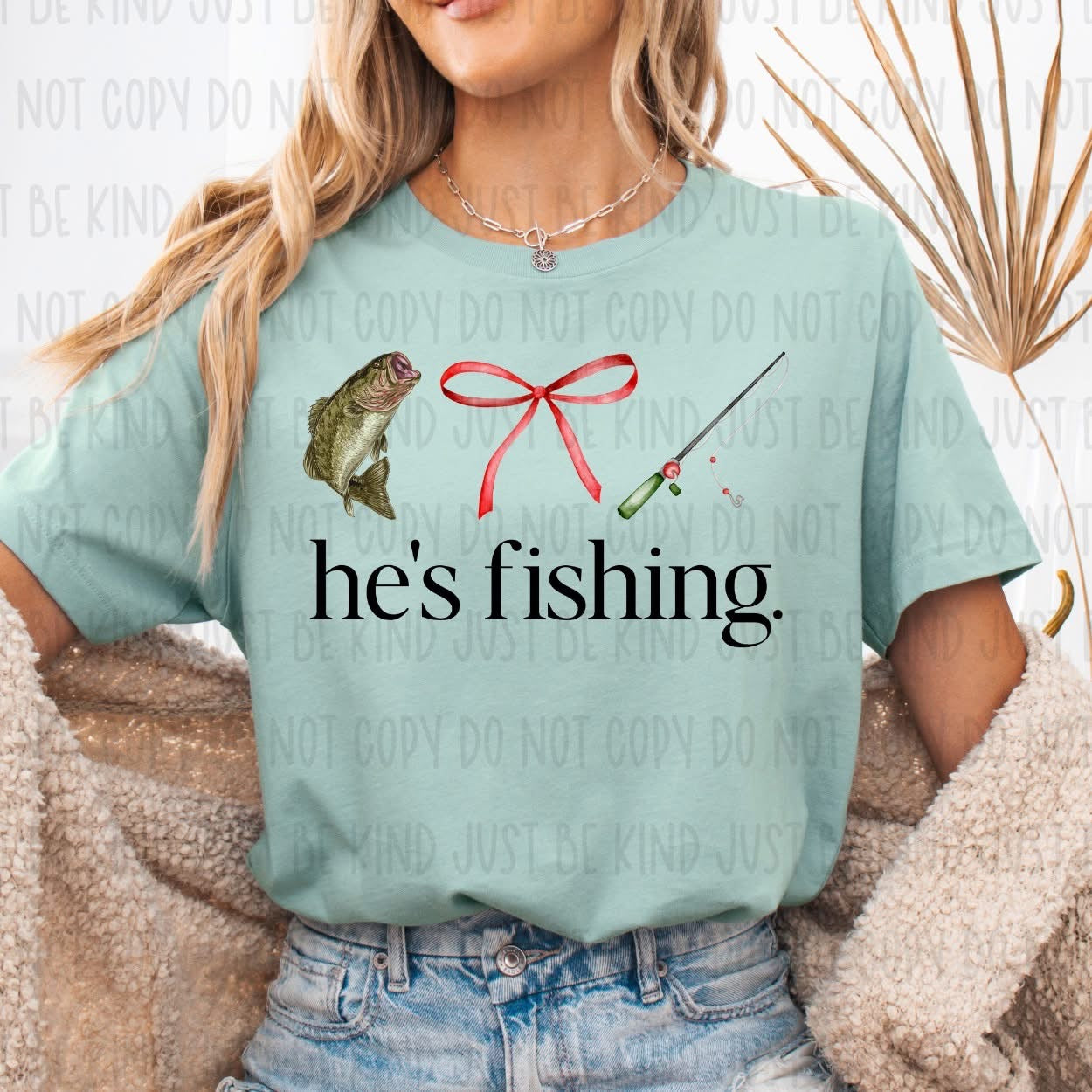 He’s Fishing 2 DTF Transfer