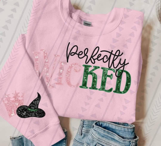 Perfectly Wicked- Faux Sequins