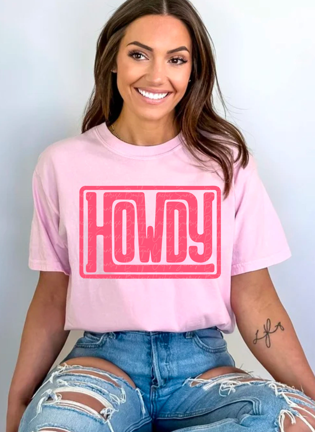 Howdy- Hot Pink