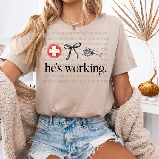 He’s working Air Medic DTF Transfer