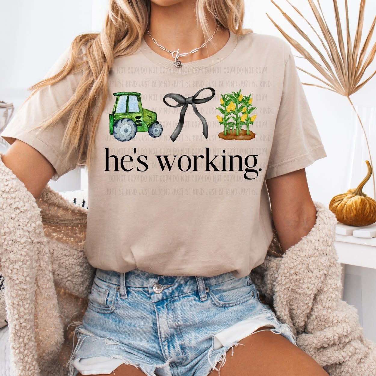 He’s working farm 2 DTF Transfer