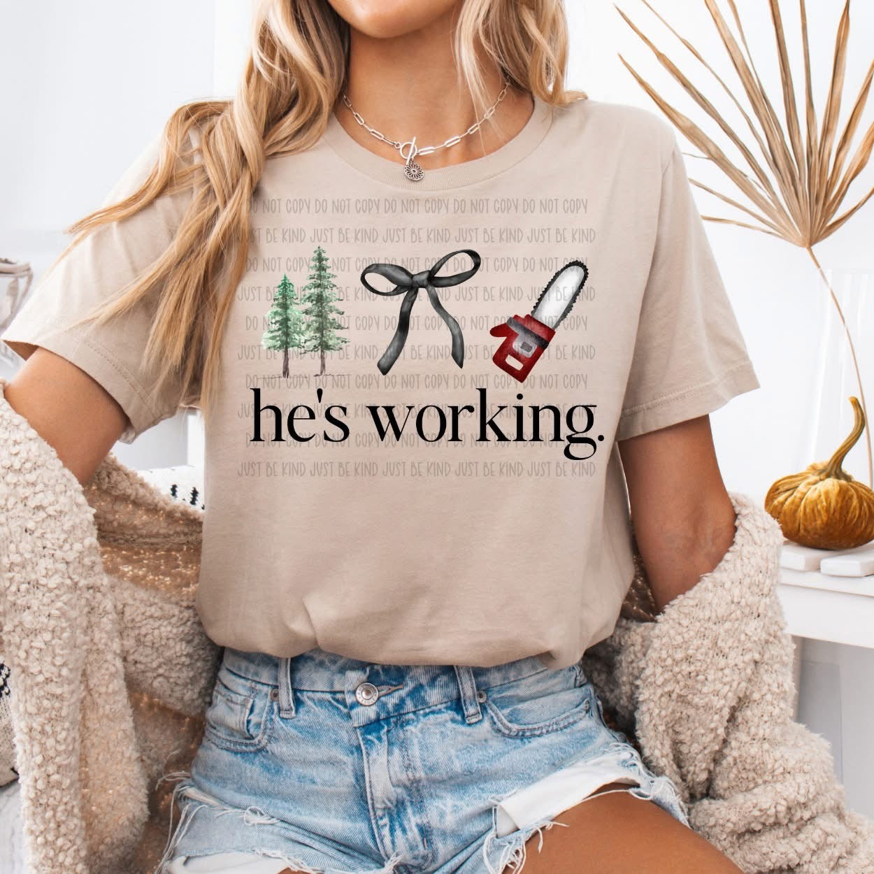 He’s working DTF Transfer