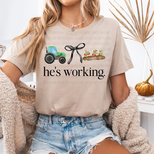 He’s working Farm 4 DTF Transfer