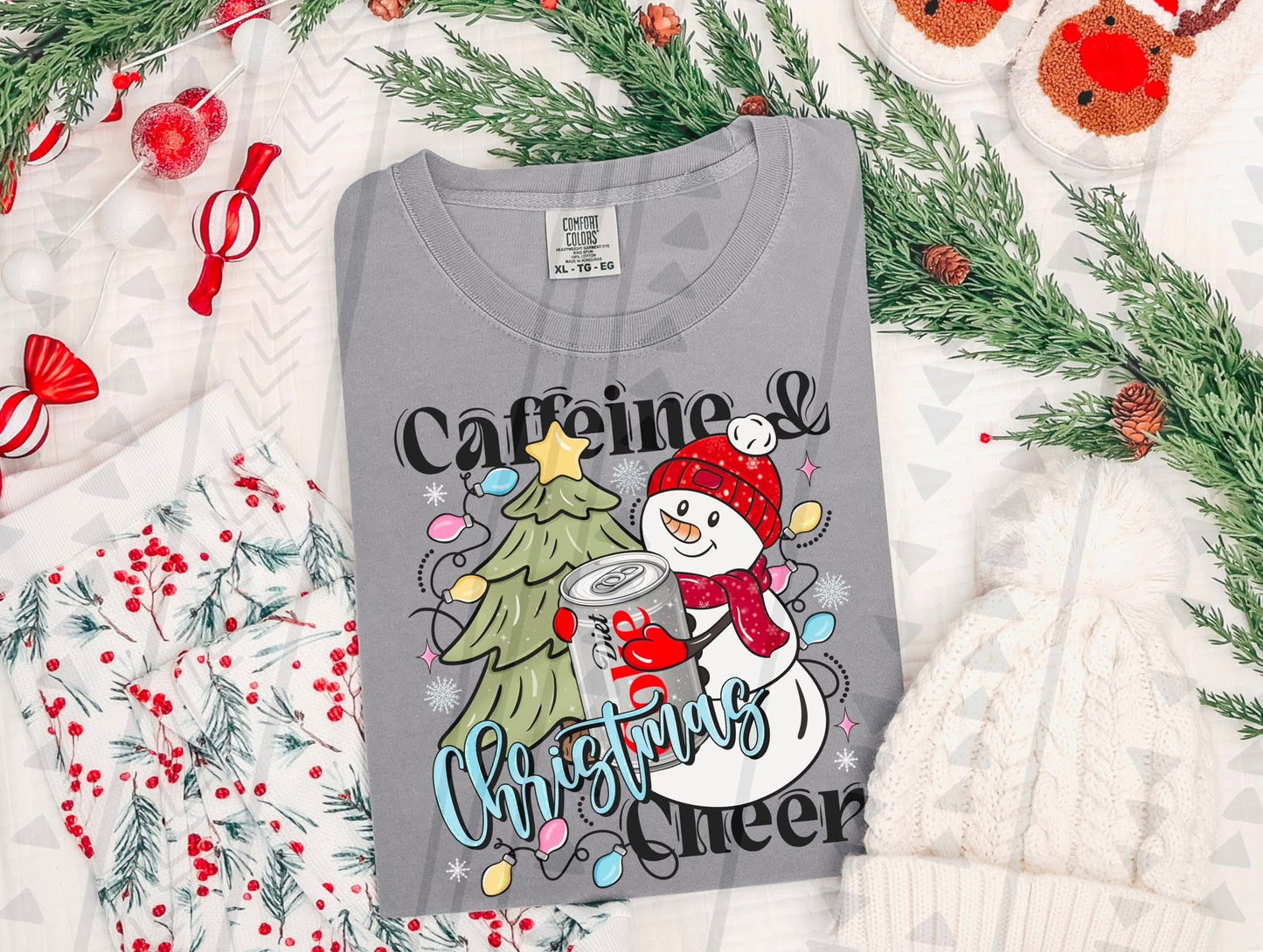 Caffeine & Christmas Cheer- Diet Coca Cola