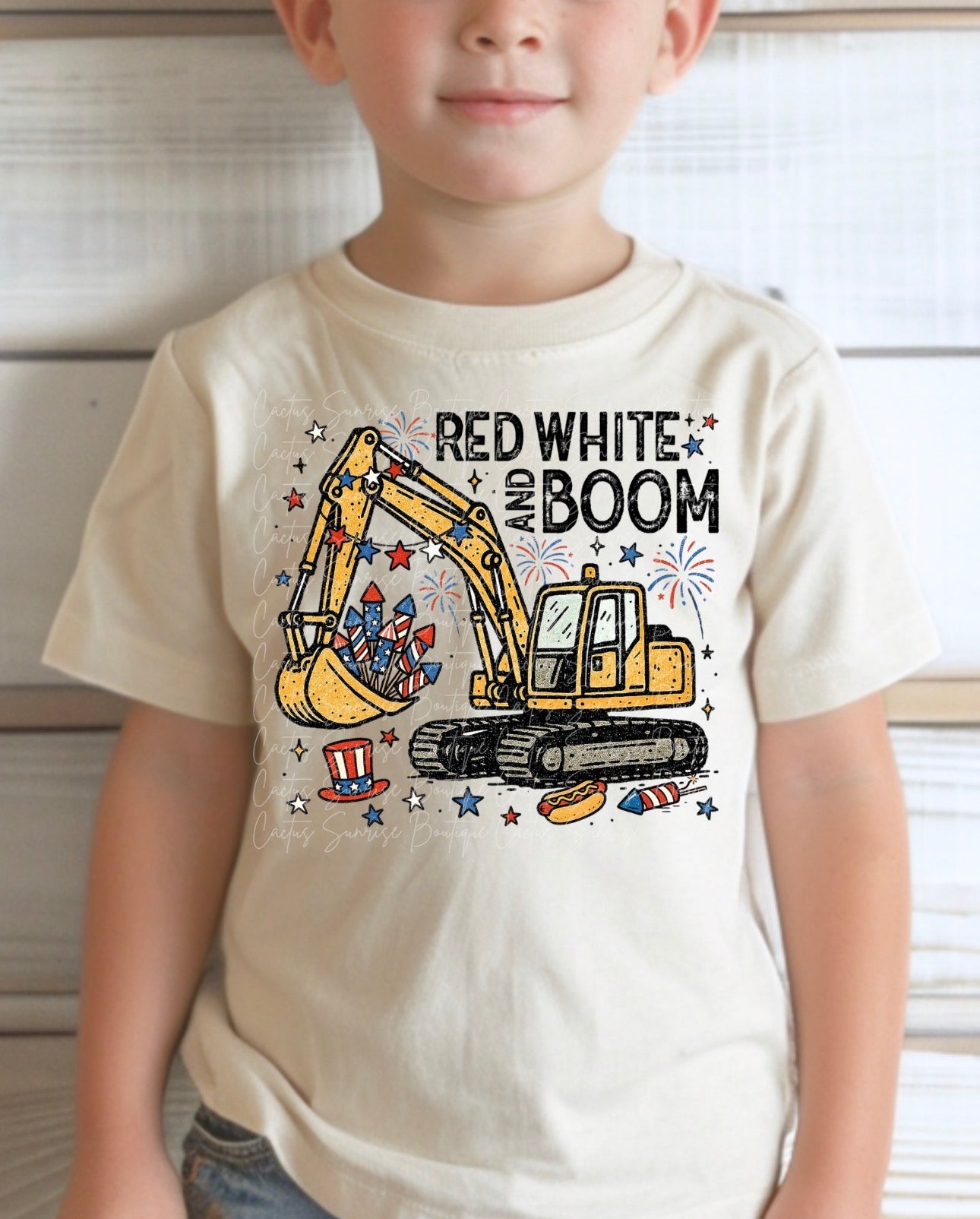 Red white & boom Youth/Toddler/Onesie Tee