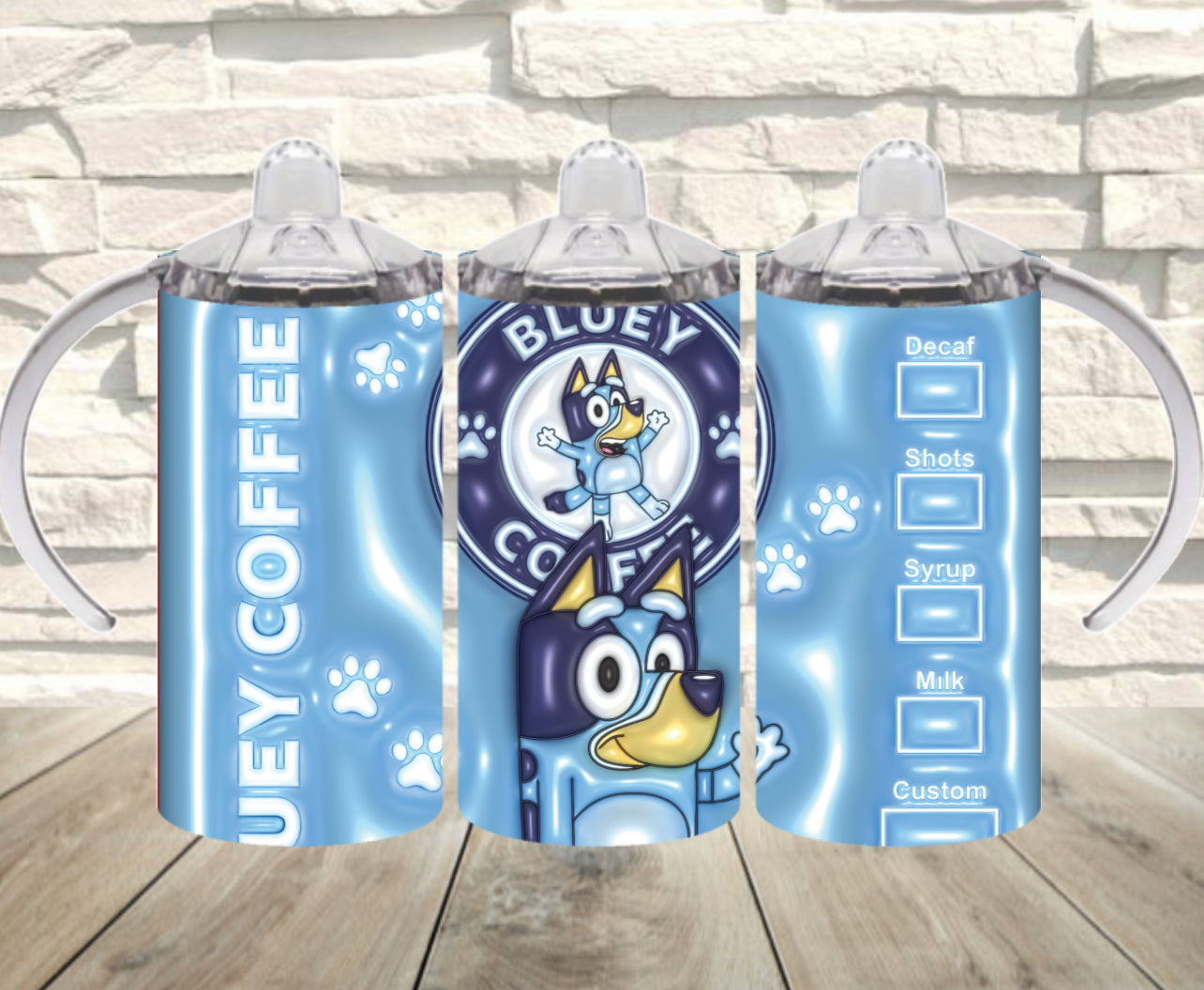 Blue y Sippy Cup- Grow with me