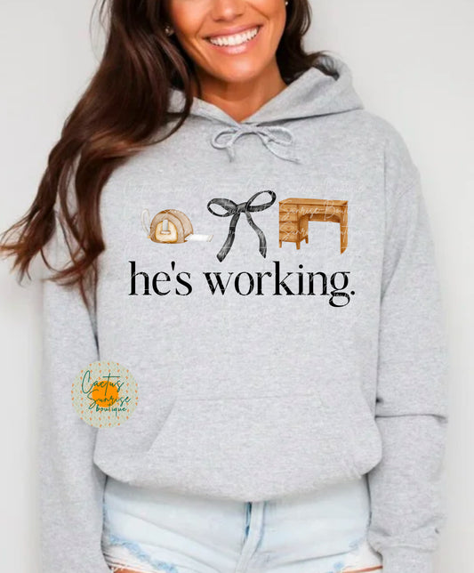 He’s working Woodworker 2 DTF Transfer