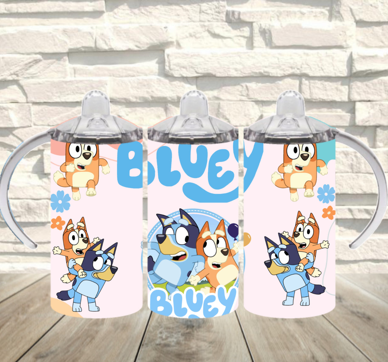 Blue y Sippy Cup- Grow with me