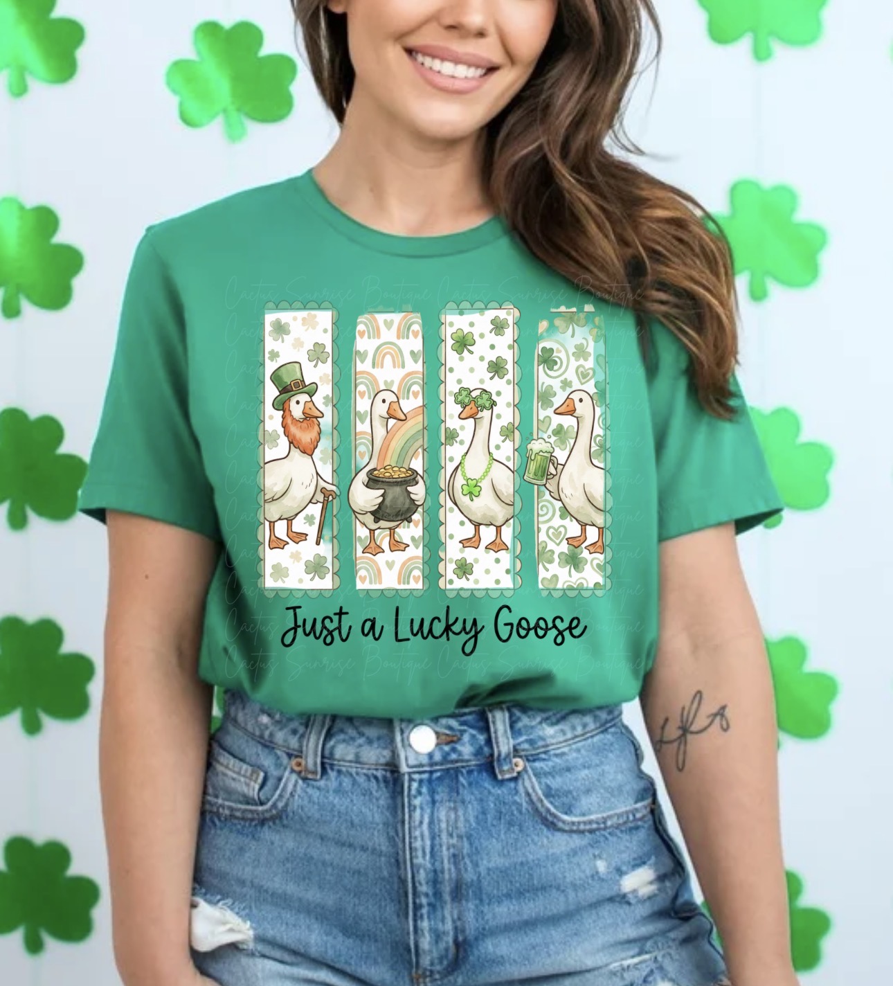 Just a lucky goose
