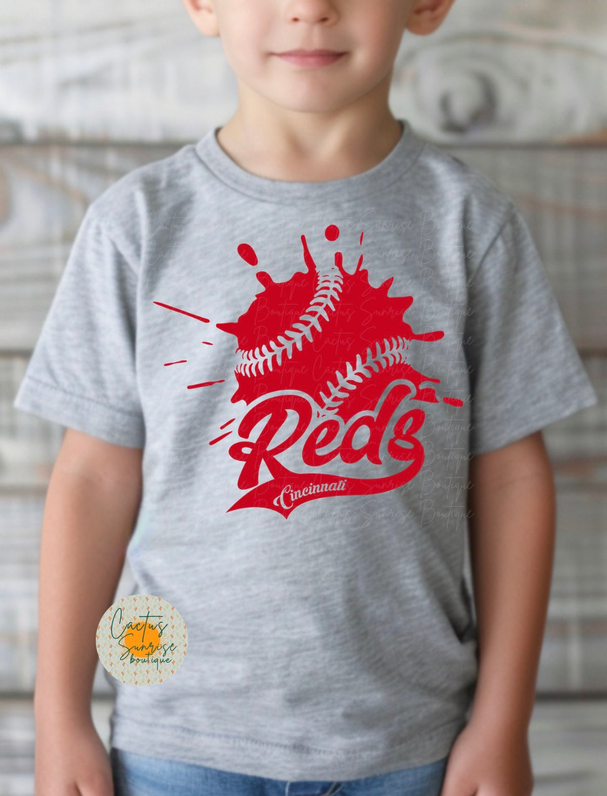 Reds Splatter Youth/Toddler/Onesie Tee