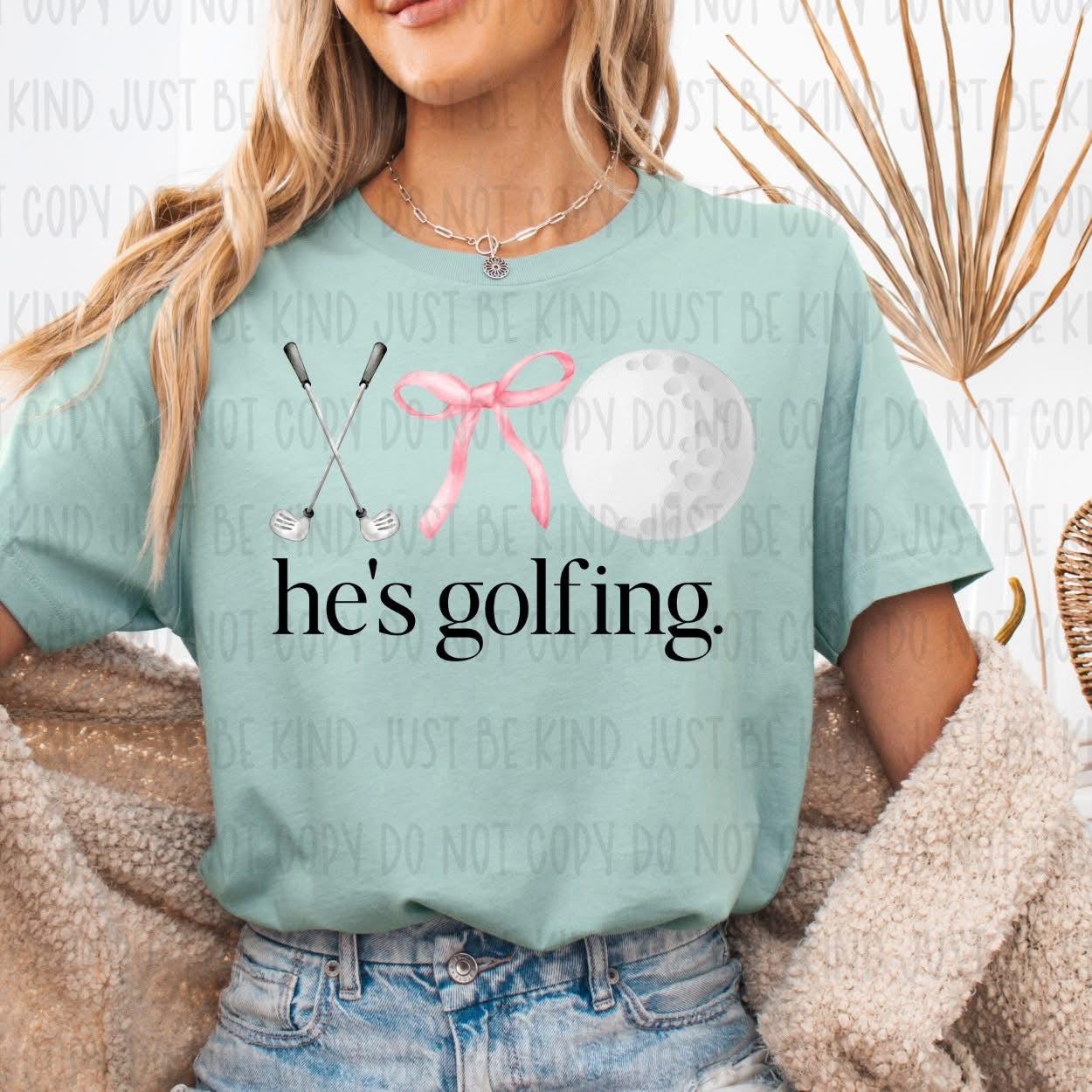 He’s Golfing DTF Transfer