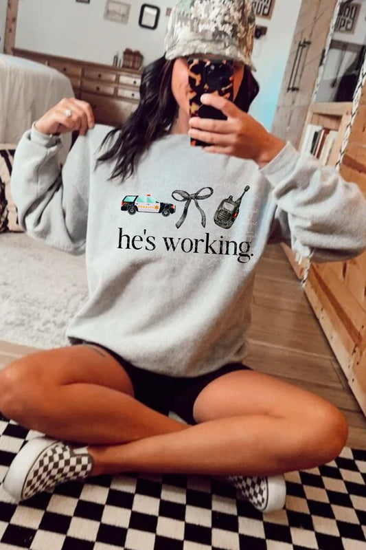 He’s working- Sheriff