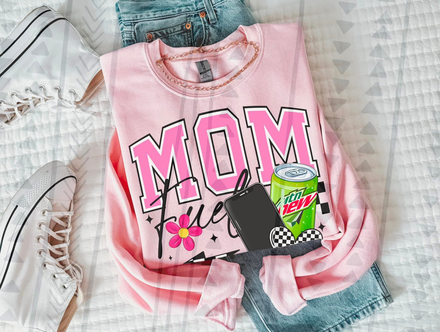 Mom Fuel Mtn Dew DTF Transfer