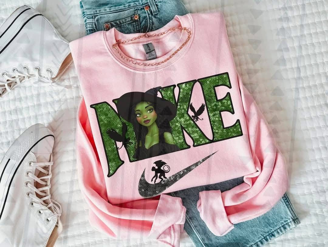 Wicked Swoosh- Faux Sequins