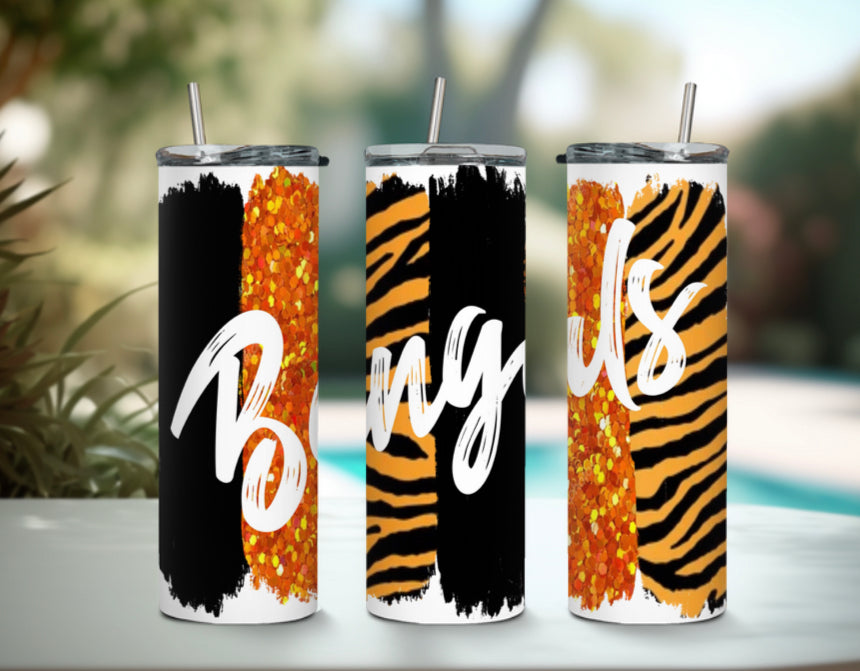 Bengals Paintbrush Tumbler