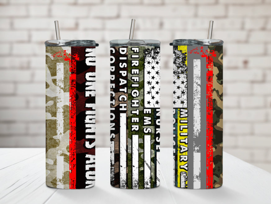 No one fights alone 20oz Tumbler