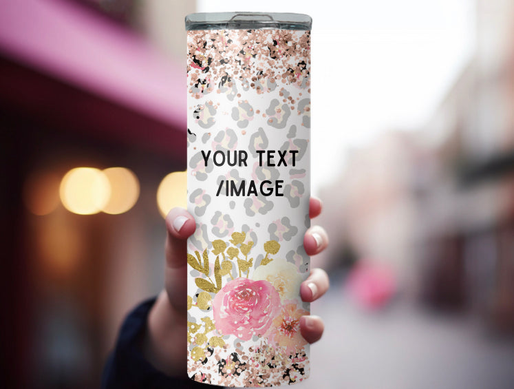 Cheetah/Flower/Glitter Tumbler