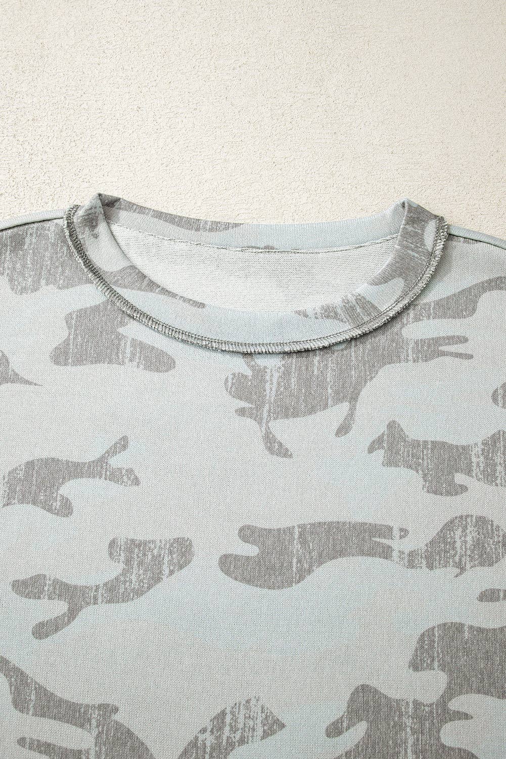 She’s Everything - Camouflage Round Neck Sweatshirt
