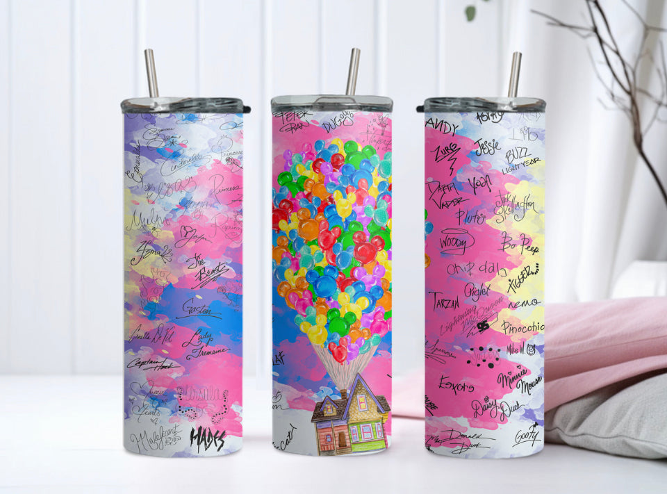 Up Disney Signatures Tumbler