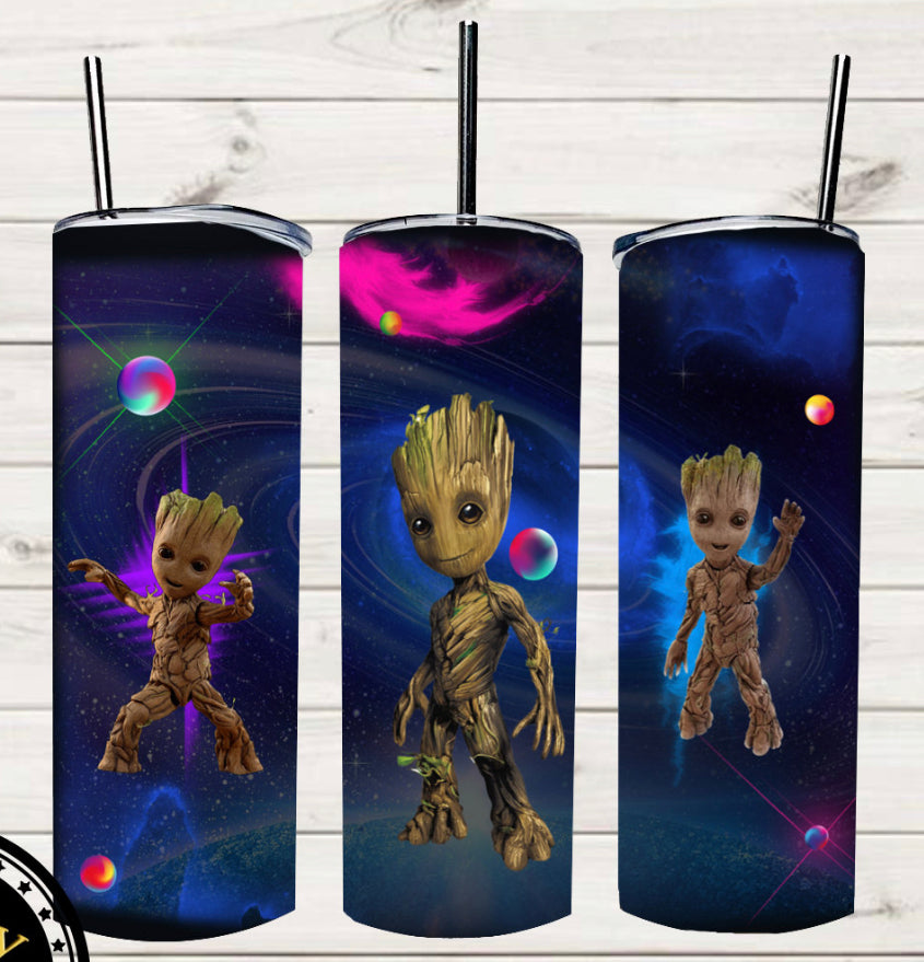 Groot Galaxy 20oz Tumbler