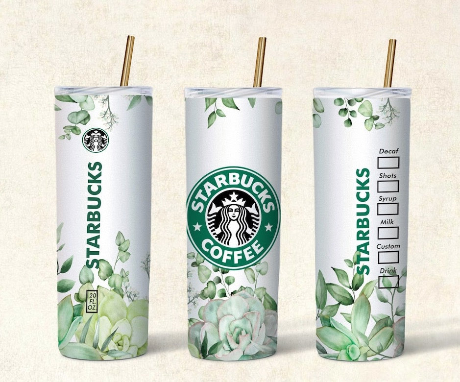 succulent starbucks cup Starbucks Succulent 20oz Tumbler – Cactus Sunrise Boutique